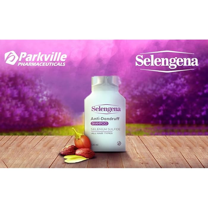 Selengena Anti-Dandruff Shampoo with Selenium Sulphide, 120 ml, With Silicone Massage Brush -Multi Color - For All Hair Types - Image 2